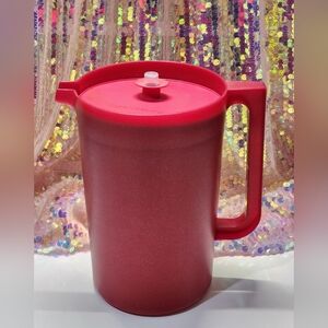 Tupperware Be Dazzled 1 Gal. Or 3.8 L Pitcher Sparkle Starlight Red HOST PICK